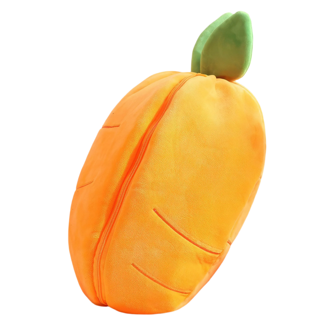 Carrot Rabbit zipped up into a carrot. The image features a Carrot Rabbit plushie zipped up to look like a carrot. Bunny Pal, Carrot Rabbit, Zipped Up, Carrot Design, Plushies, Plush Dolls, Cute Plush, Plush, Soft Dolls, Toy Dolls, Toy, Toys, Squishy, Soft, Stuffed Toys, Premium, Quality, Adorable, Cuddly, Playful, Collectibles, Huggable, Kids Toys, Children's Gifts, Gift Ideas, Teddy Bear.
