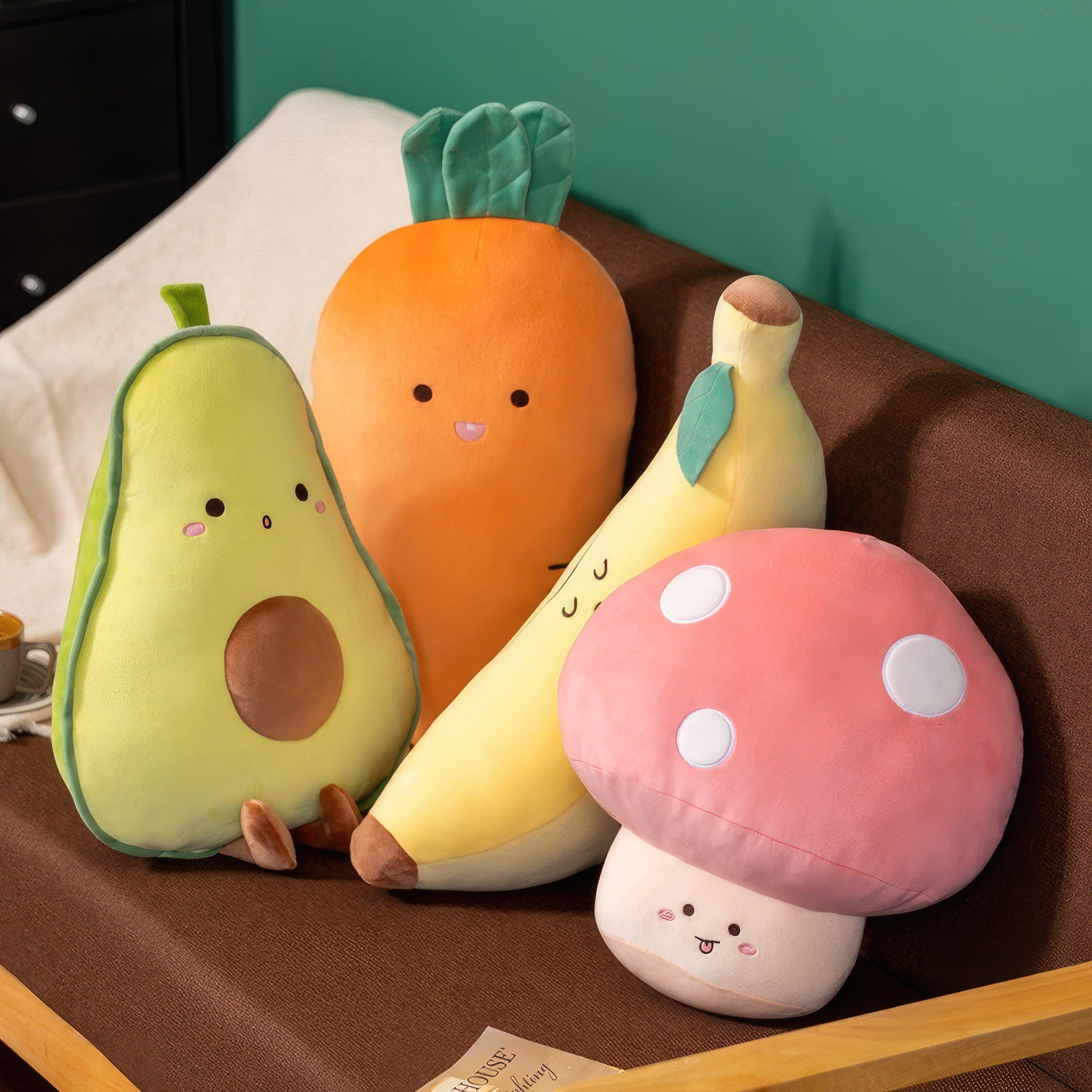Garden Gang 🥑🥕🍄🍌 – Plushie Pals