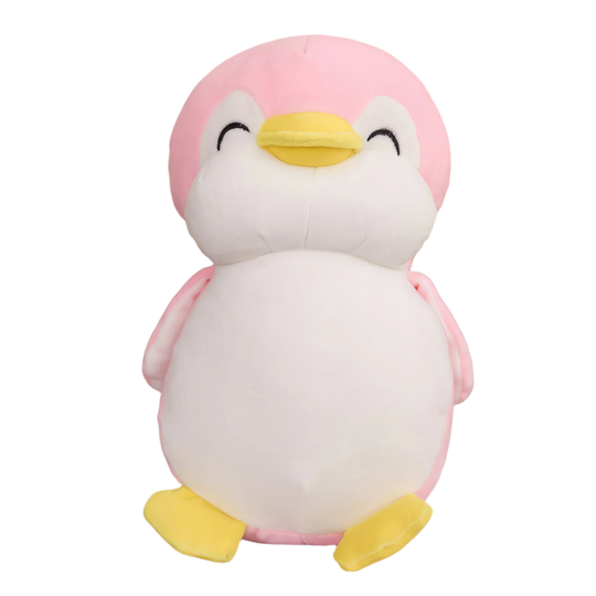 A standalone pink penguin plushie that is both soft and huggable. This plushie resembles a charming pink penguin and is perfect for playtime and cuddles. Penguin Pals, Pink Variant, Plushie, Penguin, Soft, Cuddly, Toy, Toys, Squishy, Soft Toys, Stuffed Toys, Plush Toy, Plush Toys, Premium, Quality, Adorable, Cuddly, Playful, Collectibles, Huggable, Kids Toys, Children's Gifts, Gift Ideas, Gifts, Teddy Bear.
