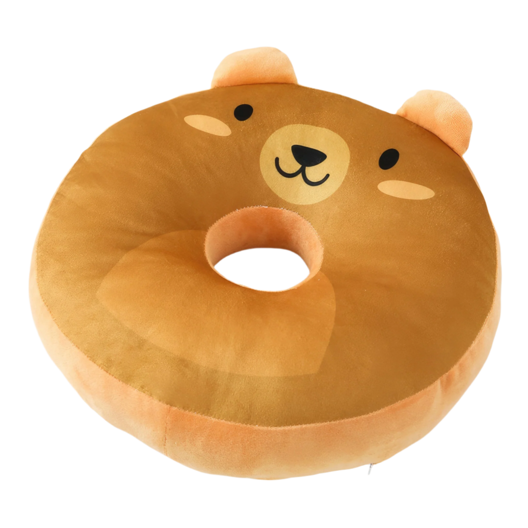 A standalone Snuggle Donut plushie featuring a lovable bear design. This plushie is shaped like a donut and is perfect for snuggling. Snuggle Donuts, Plushie, Bear, Donut, Soft, Cuddly, Toy, Toys, Squishy, Soft Toys, Stuffed Toys, Plush Toy, Plush Toys, Premium, Quality, Adorable, Cuddly, Playful, Collectibles, Huggable, Kids Toys, Children's Gifts, Gift Ideas, Gifts, Teddy Bear.