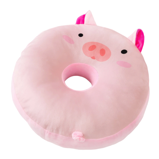 A standalone Snuggle Donut plushie featuring an adorable piggy design. This plushie is shaped like a donut and is super soft and huggable. Snuggle Donuts, Plushie, Piggy, Donut, Soft, Cuddly, Toy, Toys, Squishy, Soft Toys, Stuffed Toys, Plush Toy, Plush Toys, Premium, Quality, Adorable, Cuddly, Playful, Collectibles, Huggable, Kids Toys, Children's Gifts, Gift Ideas, Gifts, Teddy Bear.